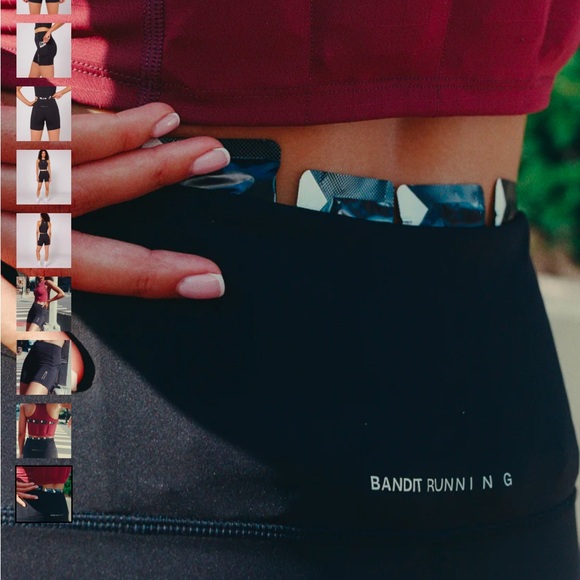 NWT Bandit Running stamina high waist shorts 5” black - Picture 6 of 6